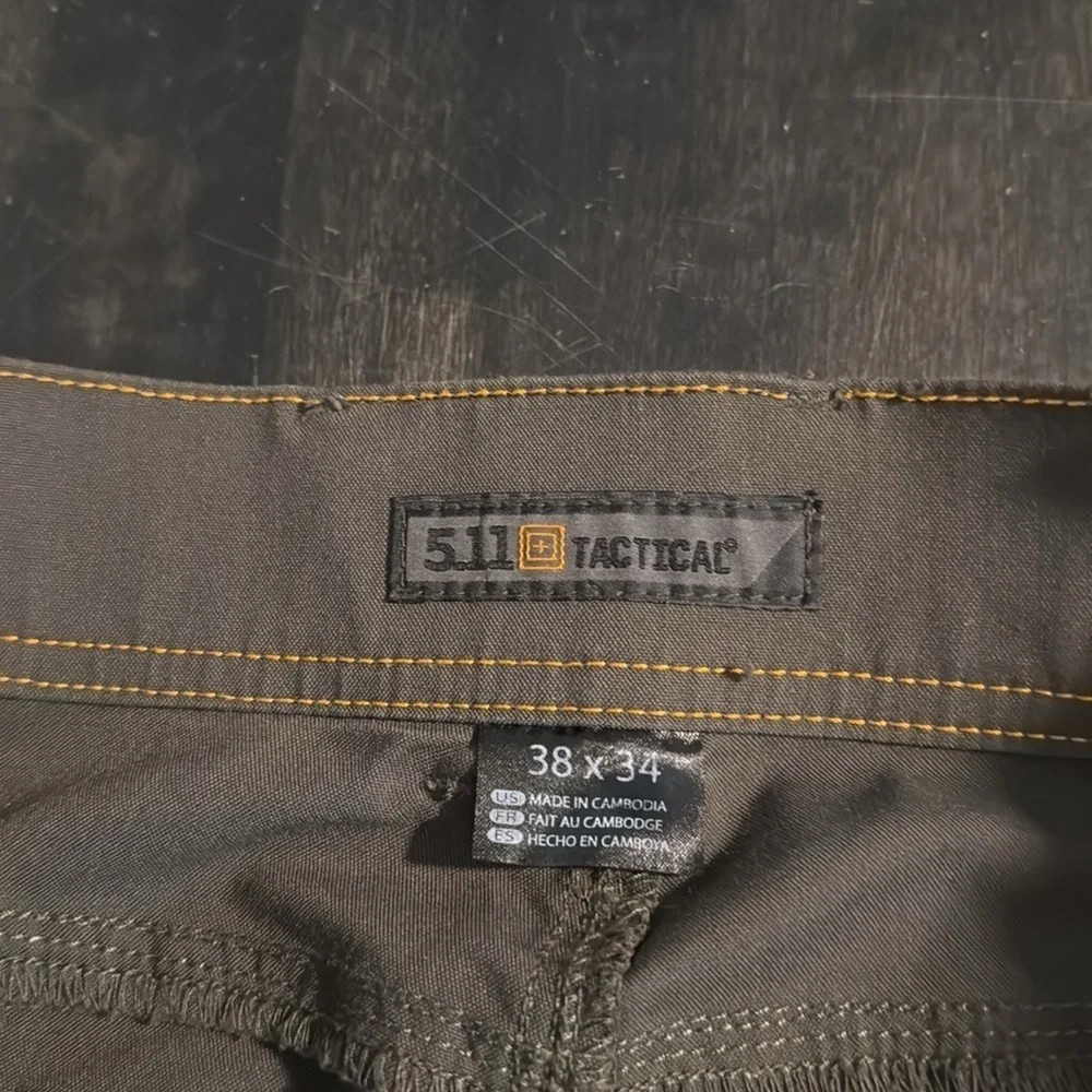 5.11 Tactical Olive Green Outdoor Shooting Hunting Pants Size 38x34
